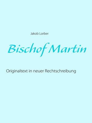 cover image of Bischof Martin